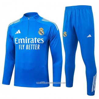 Tuta da Track Felpa Real Madrid 25/26 Blu