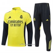 Tuta da Track Felpa Real Madrid 25/26 Giallo