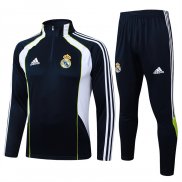 Tuta da Track Felpa Real Madrid 25-26 Nero Bianco
