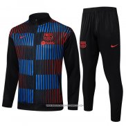 Tuta da Track Giacca Barcellona 2024 Rosso e Blu -25