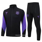 Tuta da Track Giacca Barcellona 25/26 Nero Purpura