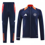 Tuta da Track Giacca Manchester United Bambino Blu 24-25