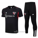 Tuta da Track Sao Paulo 23-24 Manica Corta Nero