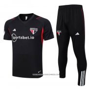 Tuta da Track Sao Paulo 23-24 Manica Corta Nero