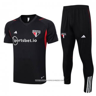 Tuta da Track Sao Paulo 23-24 Manica Corta Nero