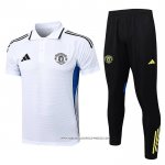 Conjunto Polo Manchester United 25/26 Bianco