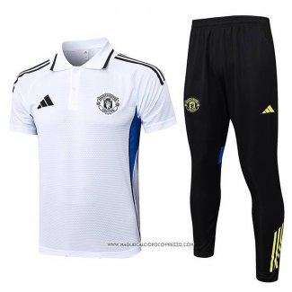 Conjunto Polo Manchester United 25/26 Bianco