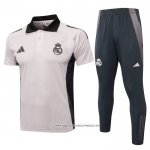 Conjunto Polo Real Madrid Rosa Claro 24-25