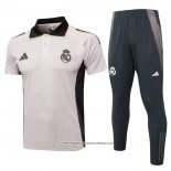 Conjunto Polo Real Madrid Rosa Claro 24-25