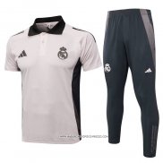 Conjunto Polo Real Madrid Rosa Claro 24-25