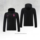 Giacca con Cappuccio Chelsea Nero 24-25