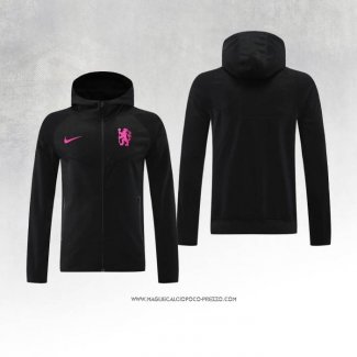 Giacca con Cappuccio Chelsea Nero 24-25