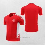 Maglia Allenamento Manchester United 22/23 Rosso