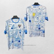 Maglia Malaga Special 25/26 Blu Thailandia Bianco