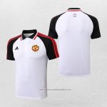 Maglia Polo Manchester United 22/23 Bianco