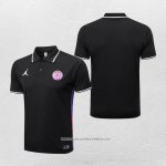Maglia Polo Paris Saint-Germain Jordan 22/23 Nero