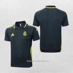 Maglia Polo Real Madrid 25/26 Grigio Scuro