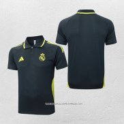 Maglia Polo Real Madrid 25/26 Grigio Scuro