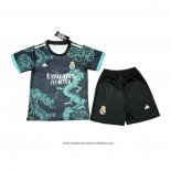 Maglia Real Madrid Bambino Nero Dragon 25-26