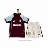 Prima Maglia Aston Villa 25/26 Bambino