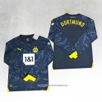 Seconda Maglia Borussia Dortmund 23/24 Manica Lunga