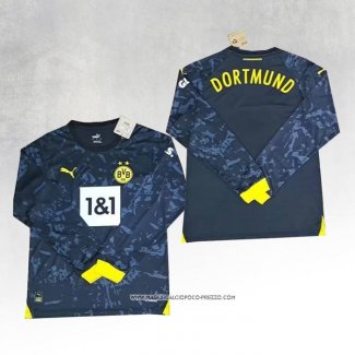 Seconda Maglia Borussia Dortmund 23-24 Manica Lunga