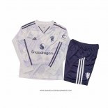 Seconda Maglia Manchester United 25/26 Bambino Manica Lunga