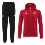 Tuta con Cappuccio Manchester United 22/23 Rosso