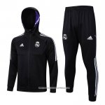 Tuta con Cappuccio Real Madrid 22/23 Nero