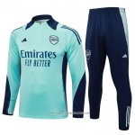 Tuta da Track Felpa Arsenal 24/25 Bambino Verde