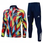 Tuta da Track Giacca Arsenal 25/26 Blu Giallo Rosso