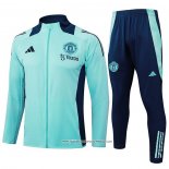 Tuta da Track Giacca Manchester United Verde 24-25