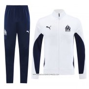 Tuta da Track Giacca Olympique Marsiglia Bianco 24-25