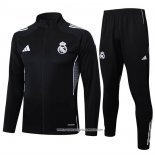 Tuta da Track Giacca Real Madrid Nero 25-26