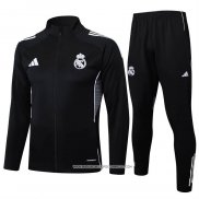 Tuta da Track Giacca Real Madrid Nero 25-26