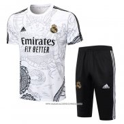 Tuta da Track Real Madrid 2024 Manica Corta Bianco - Pantaloncini Dragon -25