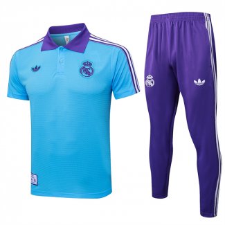 Conjunto Polo Real Madrid 25-26 Blu