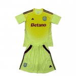 Maglia Aston Villa Portiere 25/26 Bambino Giallo