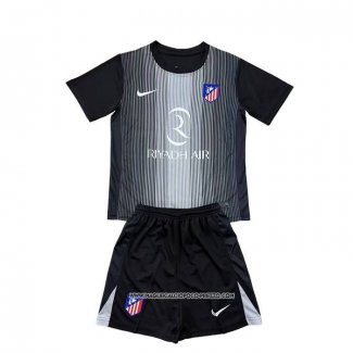 Maglia Atletico Madrid Portiere 25/26 Bambino Nero