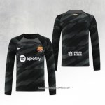 Maglia Barcellona Portiere 23/24 Manica Lunga Nero