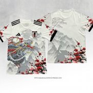 Maglia Giappone Bianco Thailandia Dragon 24-25 Grigio