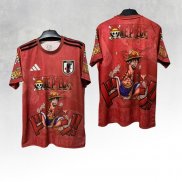 Maglia Giappone ONE PIECE 25/26 Rosso Thailandia