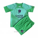 Maglia Paris Saint-Germain Portiere 22/23 Bambino Verde