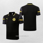 Maglia Polo Borussia Dortmund 22/23 Nero e Giallo