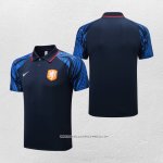 Maglia Polo Paesi Bassi 22/23 Blu