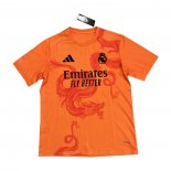 Maglia Real Madrid Dragon 24/25 Arancione Thailandia