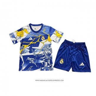 Maglia Real Madrid Special 2025-2026 Bambino Blu