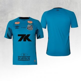 Maglia Santos Portiere 2025 Blu Thailandia