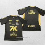 Maglia Santos Special 2025 Nero Oro Thailandia