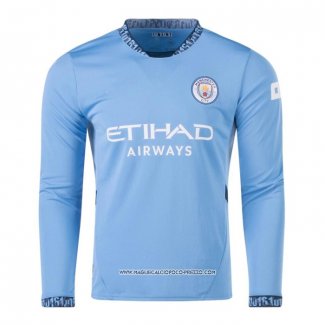 Prima Maglia Manchester City 24/25 Manica Lunga